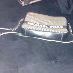 Black and White Michel Kors Purse